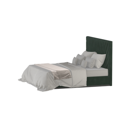 Lucia Bed With High Refined Headboard