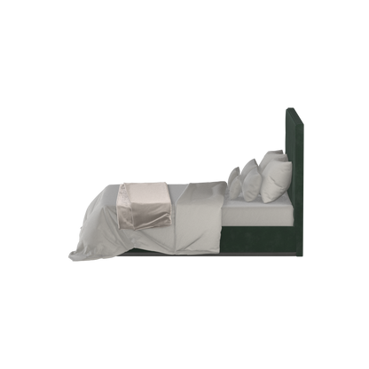 Lucia Bed With High Refined Headboard
