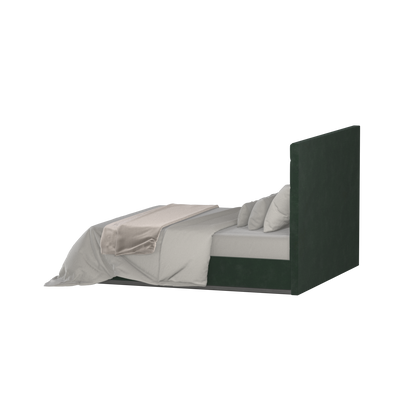 Lucia Bed With High Refined Headboard