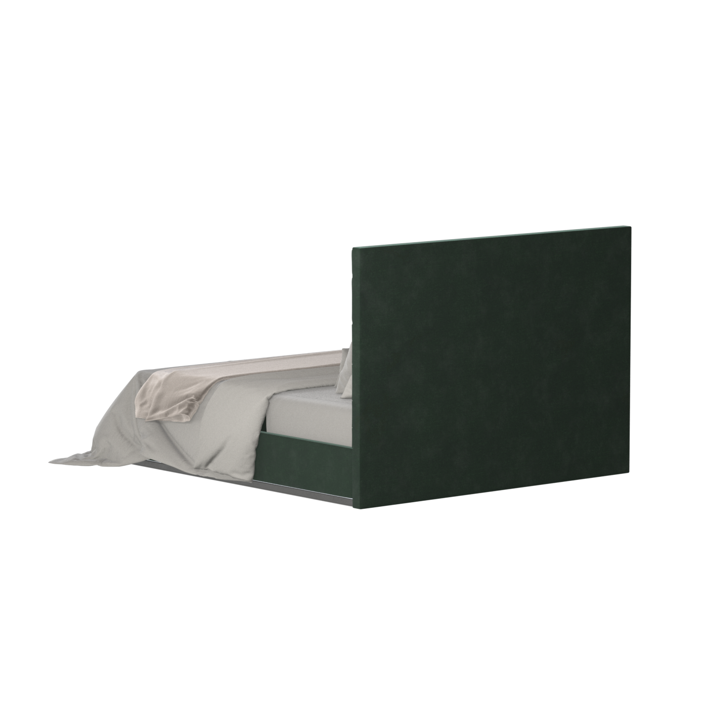 Lucia Bed With High Refined Headboard