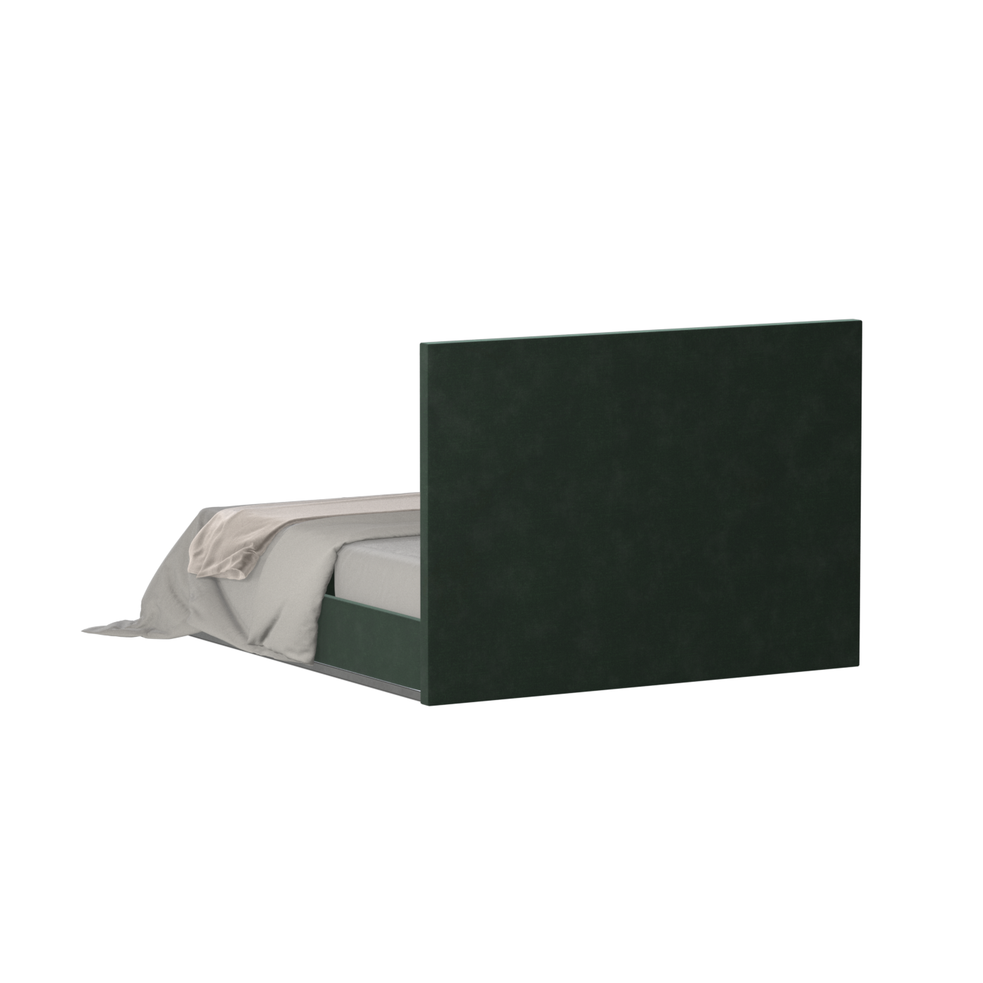 Lucia Bed With High Refined Headboard