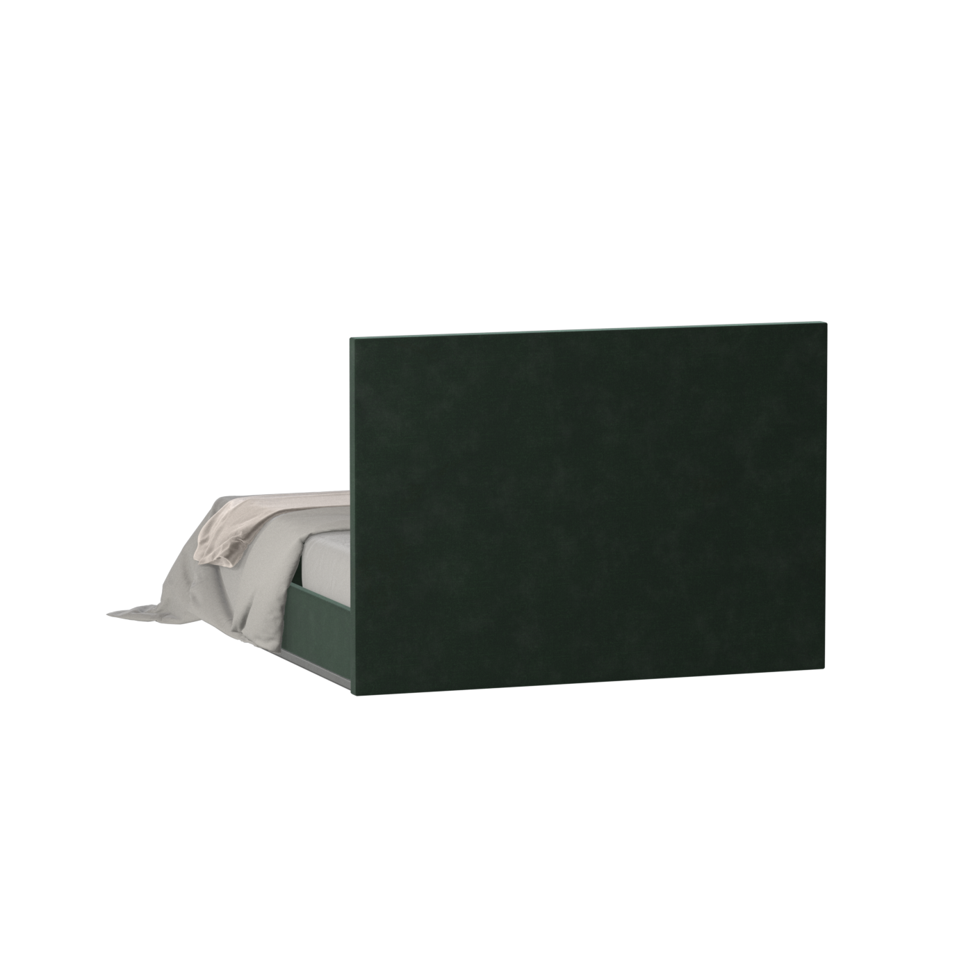 Lucia Bed With High Refined Headboard