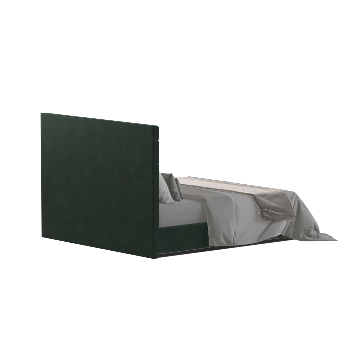 Lucia Bed With High Refined Headboard