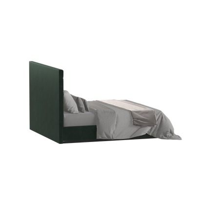 Lucia Bed With High Refined Headboard