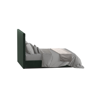 Lucia Bed With High Refined Headboard