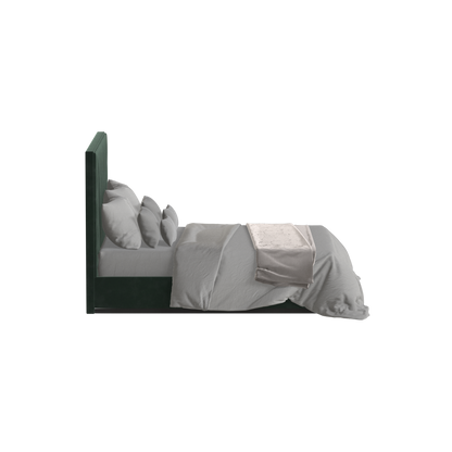Lucia Bed With High Refined Headboard