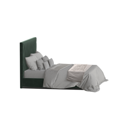 Lucia Bed With High Refined Headboard