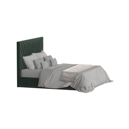 Lucia Bed With High Refined Headboard