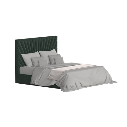 Lucia Bed With High Refined Headboard