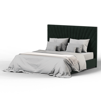 Lucia high headboard bed