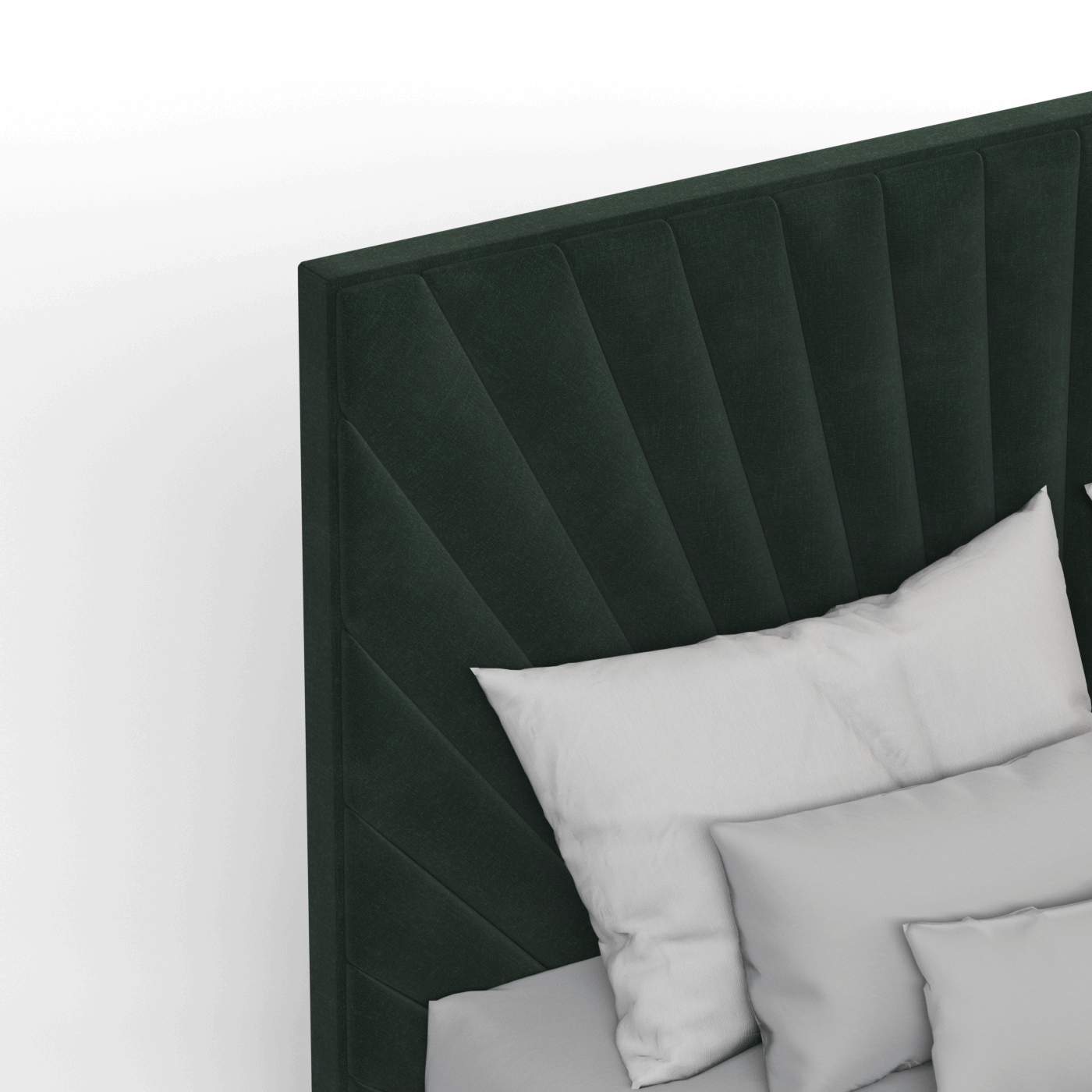 Lucia high headboard bed