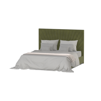 Lucia Bed With High Refined Headboard