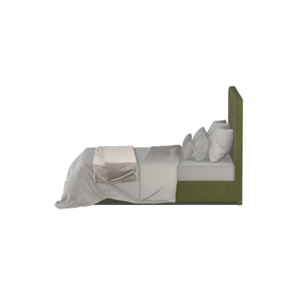 Lucia Bed With High Refined Headboard