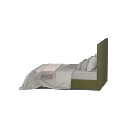 Lucia Bed With High Refined Headboard