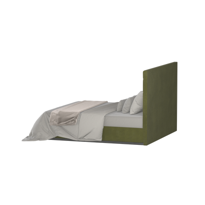 Lucia Bed With High Refined Headboard