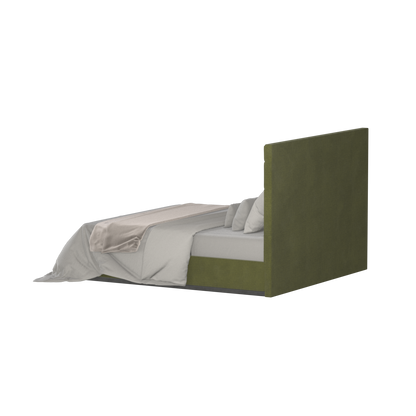 Lucia Bed With High Refined Headboard