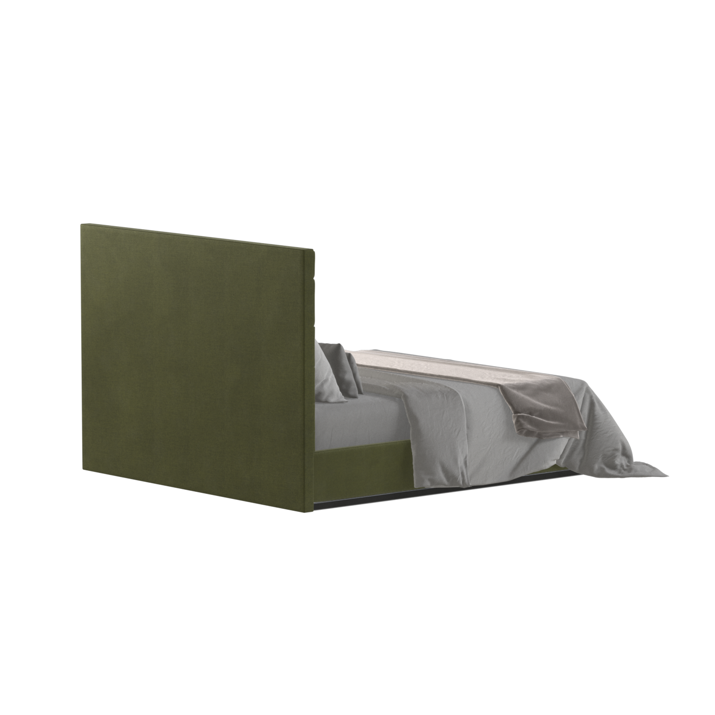 Lucia Bed With High Refined Headboard