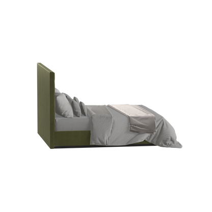 Lucia Bed With High Refined Headboard