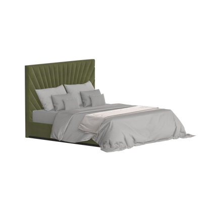 Lucia Bed With High Refined Headboard
