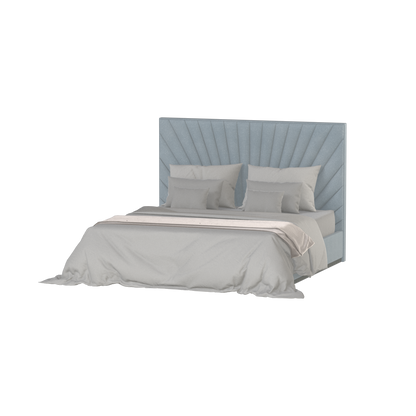 Lucia Bed With High Refined Headboard
