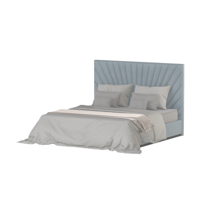 Lucia Bed With High Refined Headboard