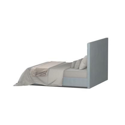 Lucia Bed With High Refined Headboard