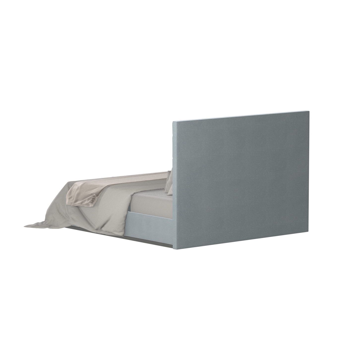 Lucia Bed With High Refined Headboard