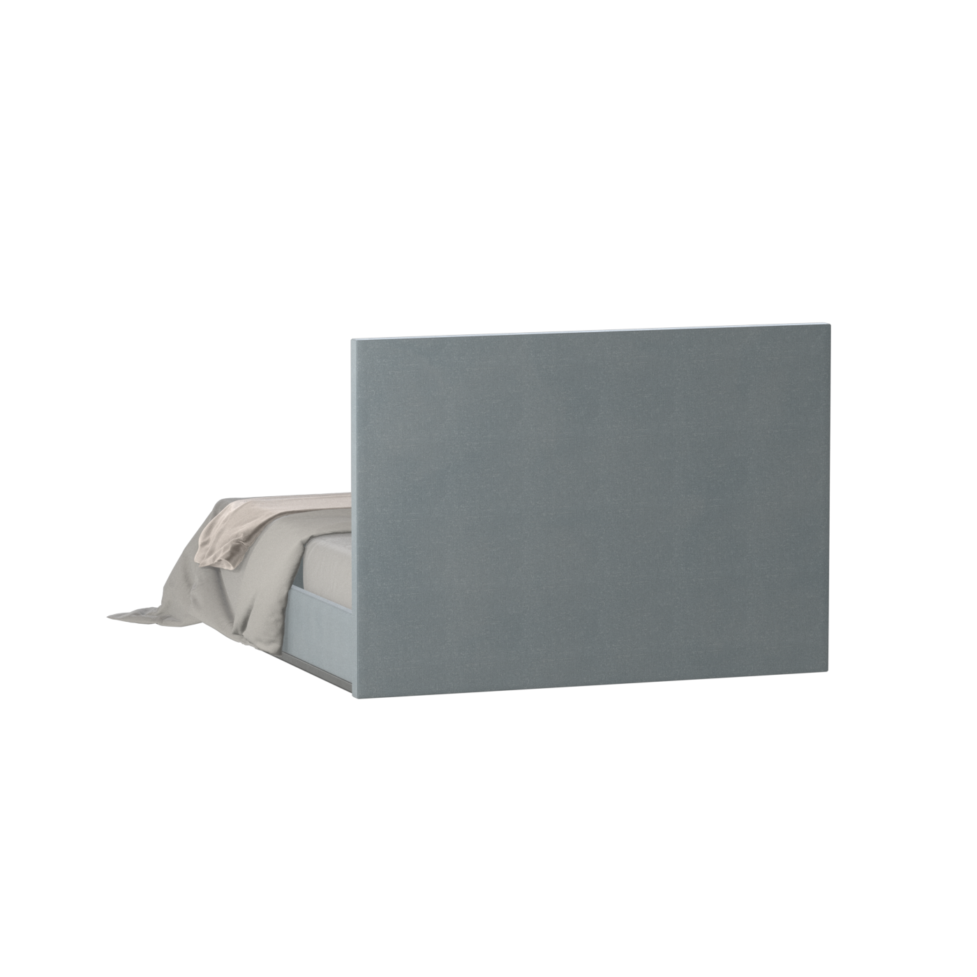 Lucia Bed With High Refined Headboard