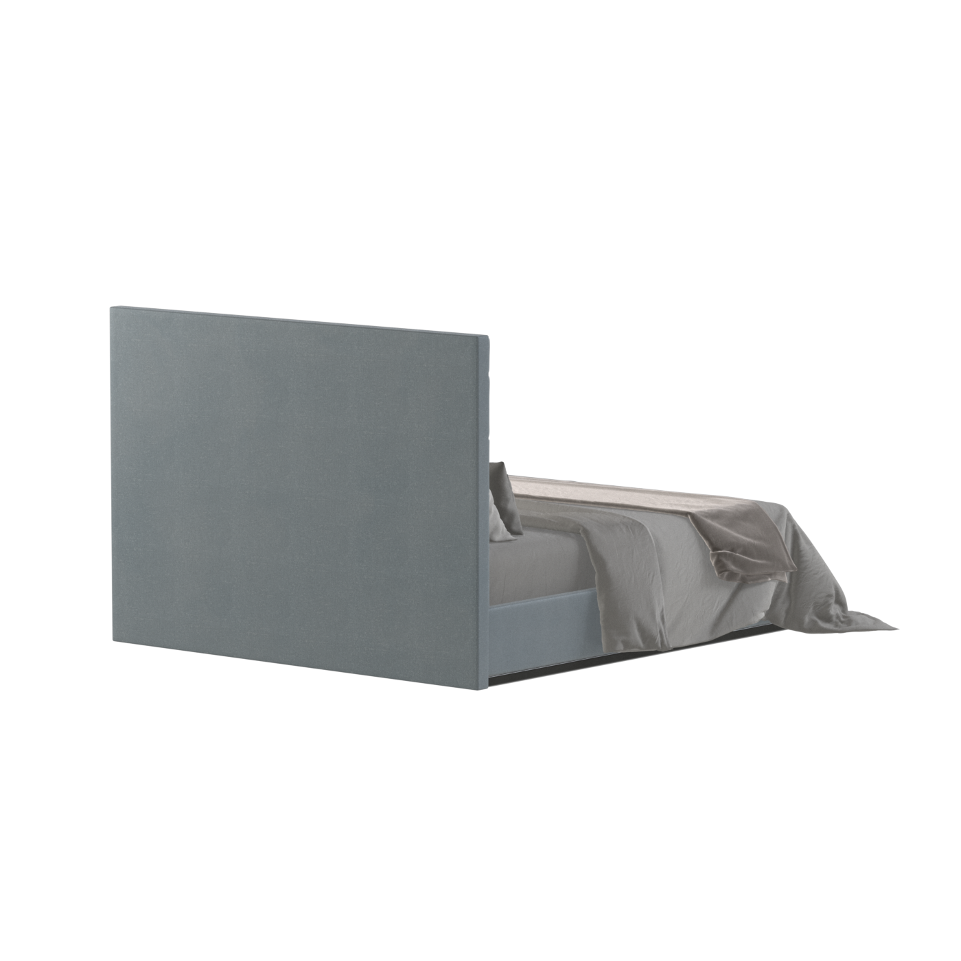 Lucia Bed With High Refined Headboard