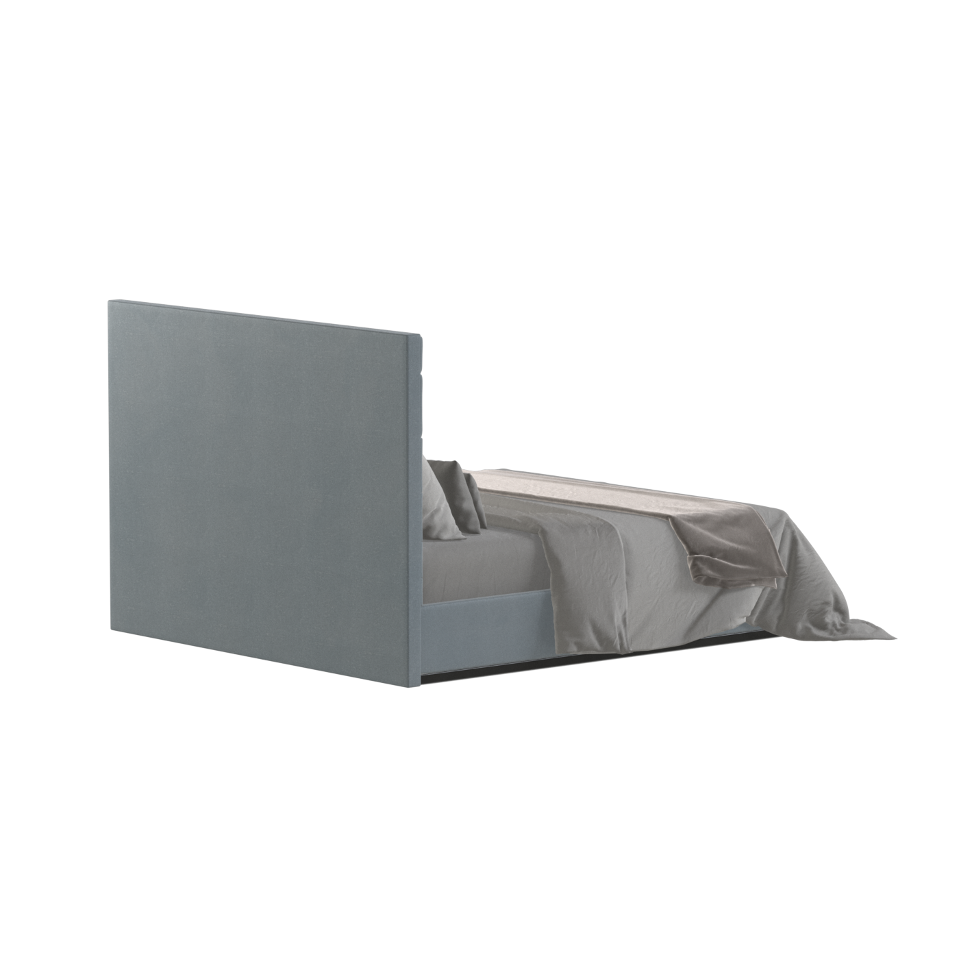 Lucia Bed With High Refined Headboard