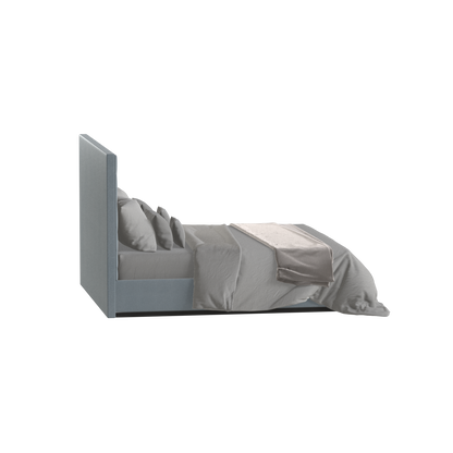 Lucia Bed With High Refined Headboard