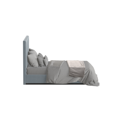 Lucia Bed With High Refined Headboard