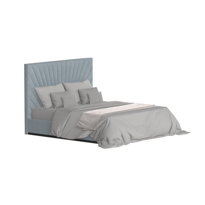 Lucia Bed With High Refined Headboard