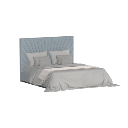 Lucia Bed With High Refined Headboard