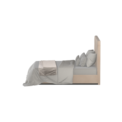 Lucia Bed With High Refined Headboard
