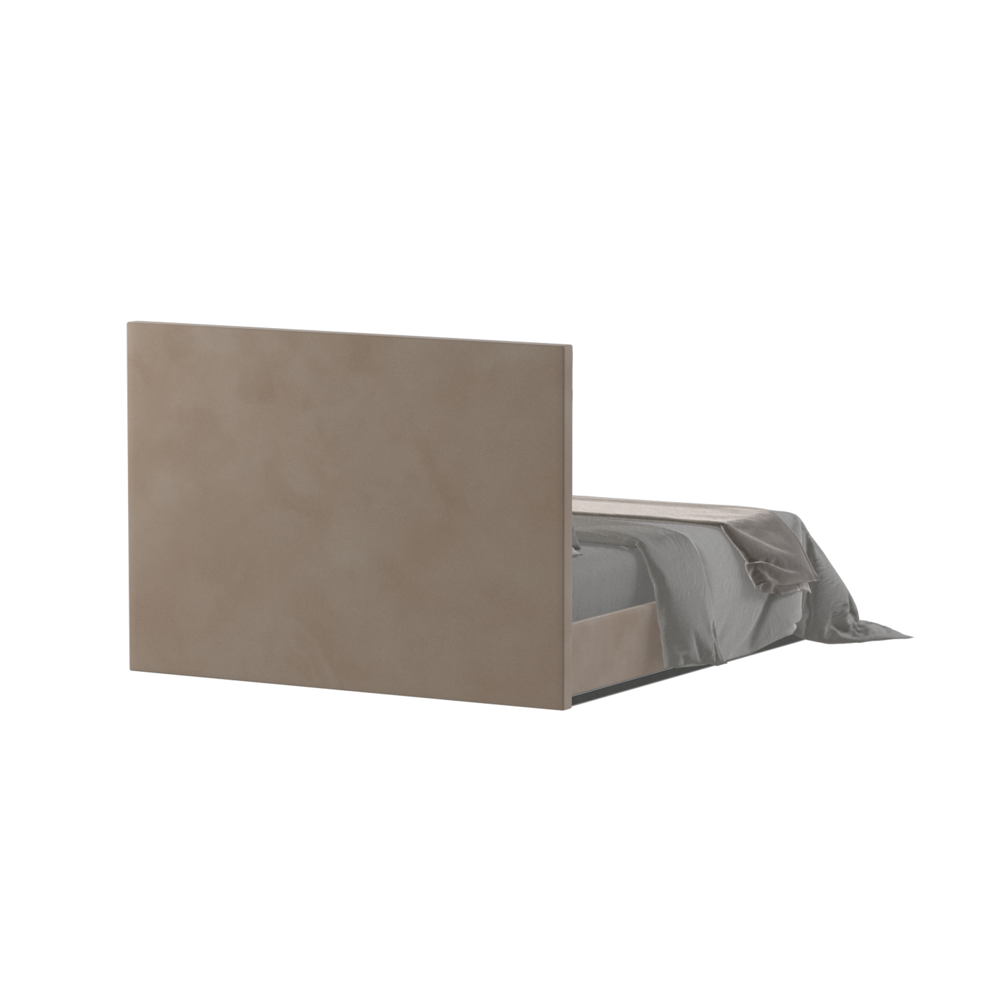 Lucia Bed With High Refined Headboard