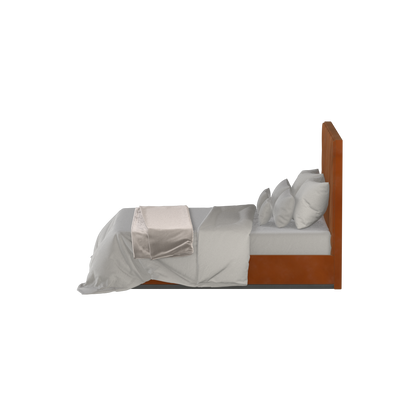 Lucia Bed With High Refined Headboard