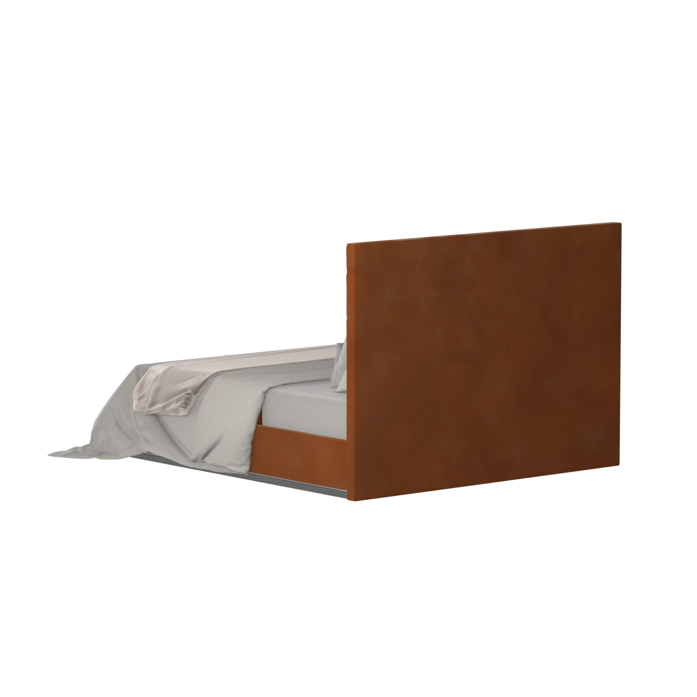 Lucia Bed With High Refined Headboard