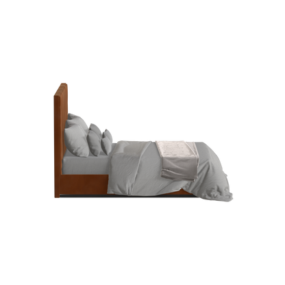 Lucia Bed With High Refined Headboard