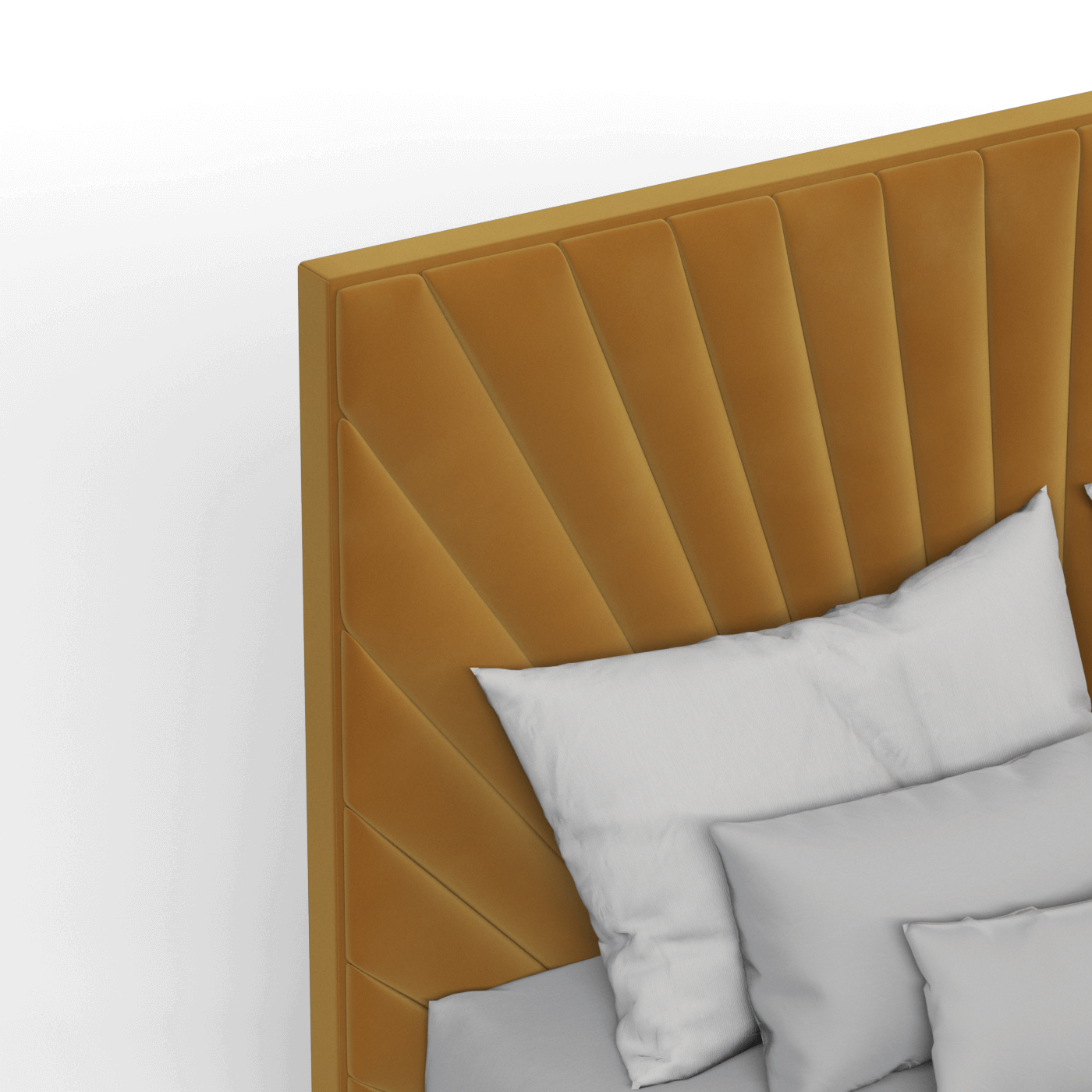 Lucia high headboard bed