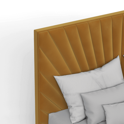 Lucia high headboard bed