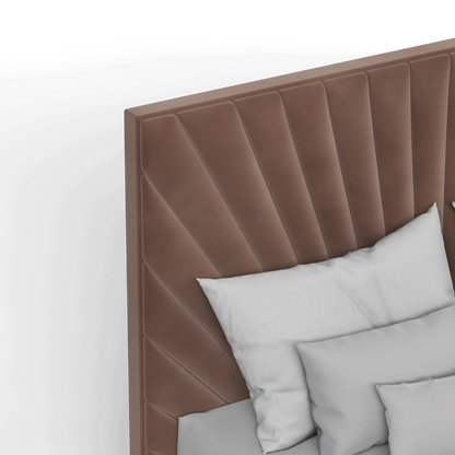 Lucia high headboard bed