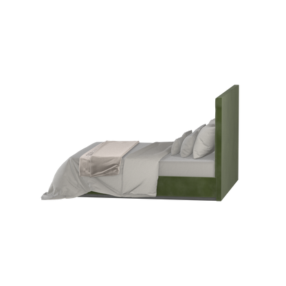 Lucia Bed With High Refined Headboard
