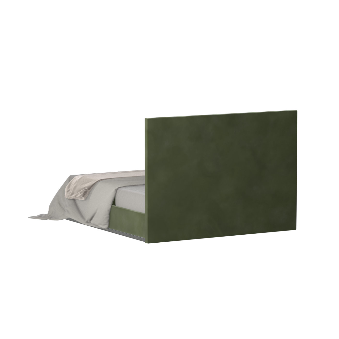 Lucia Bed With High Refined Headboard