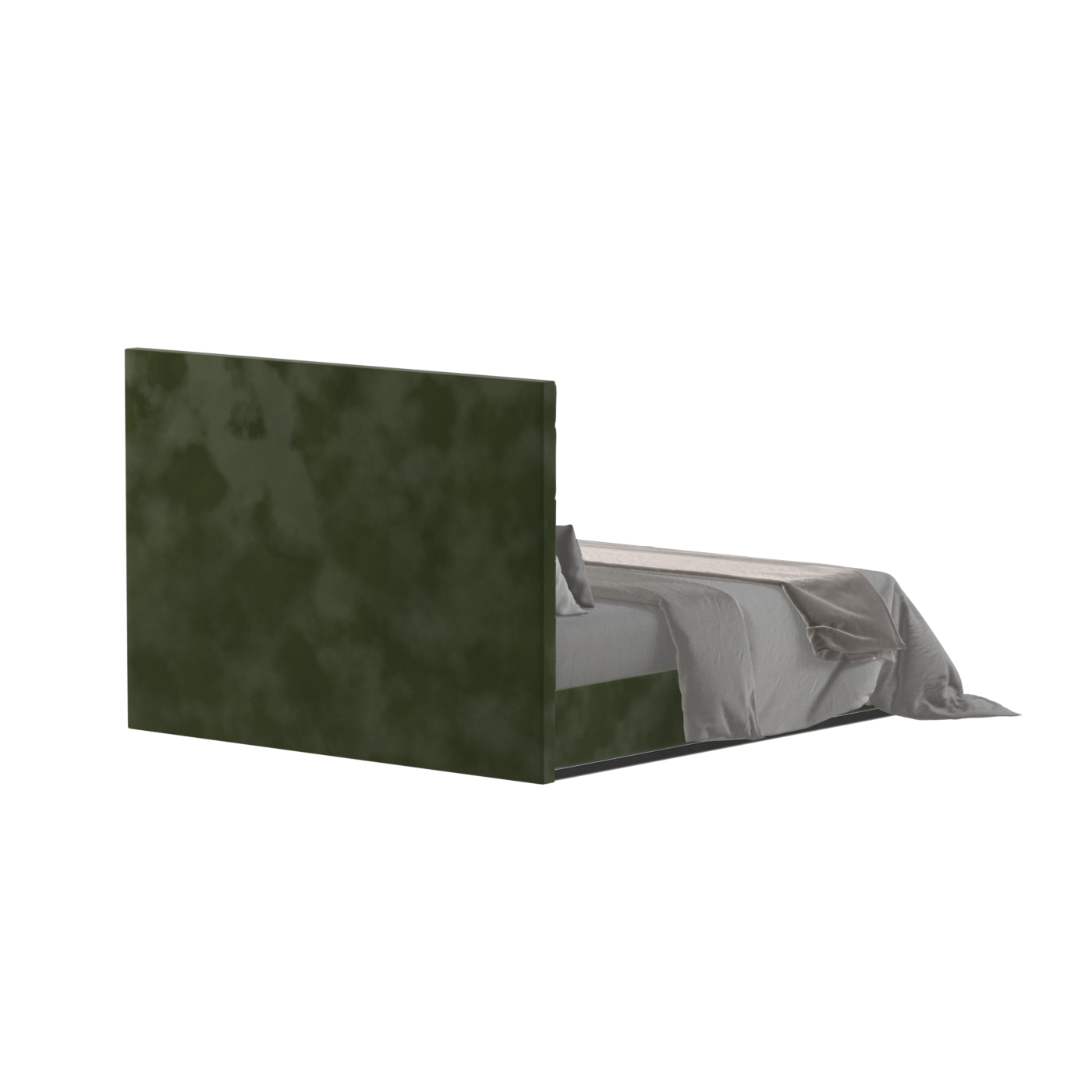 Lucia Bed With High Refined Headboard