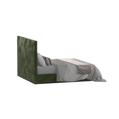 Lucia Bed With High Refined Headboard