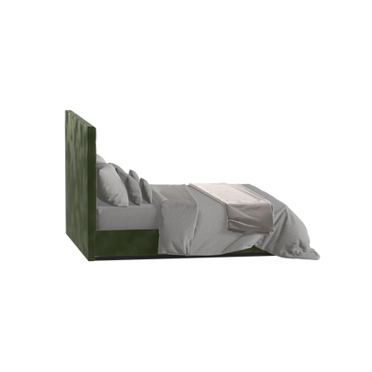 Lucia Bed With High Refined Headboard