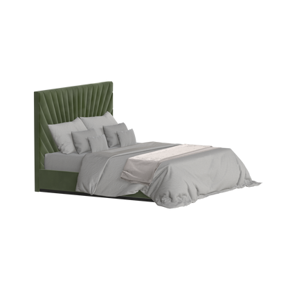 Lucia Bed With High Refined Headboard