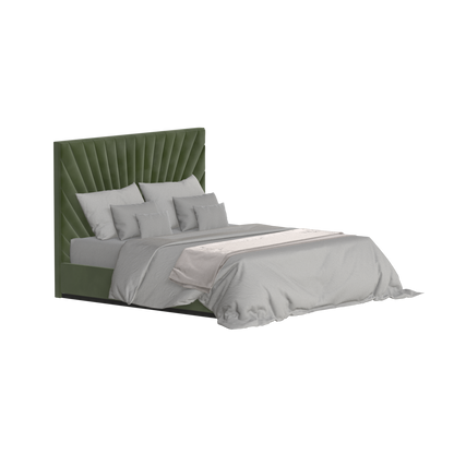 Lucia Bed With High Refined Headboard