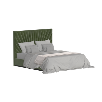 Lucia Bed With High Refined Headboard